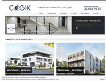 Tablet Screenshot of cogik.com.pl
